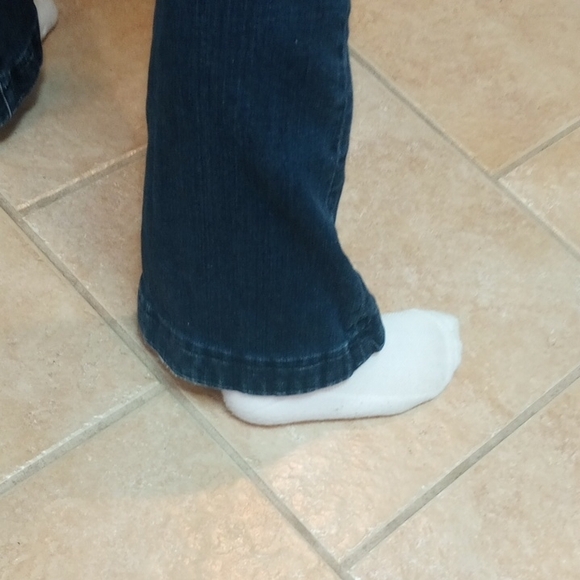 South Gate Dark Blue Flare Jeans for Women - Picture 4 of 8